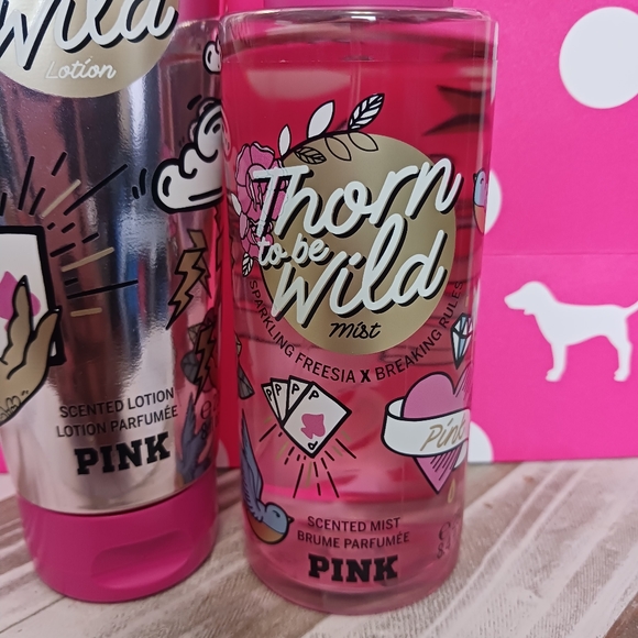 Victoria's Secret PINK Thorn to Be Wild body lotion and fragrance mist - Picture 2 of 5